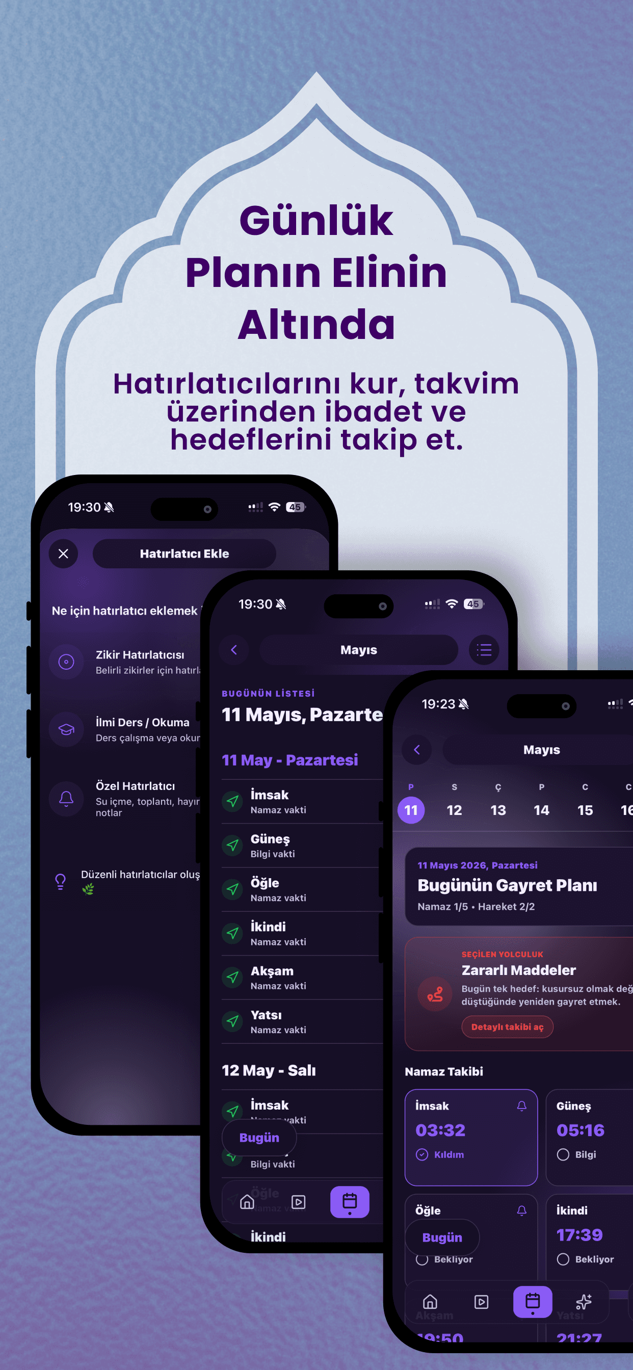 Gayret App Screen