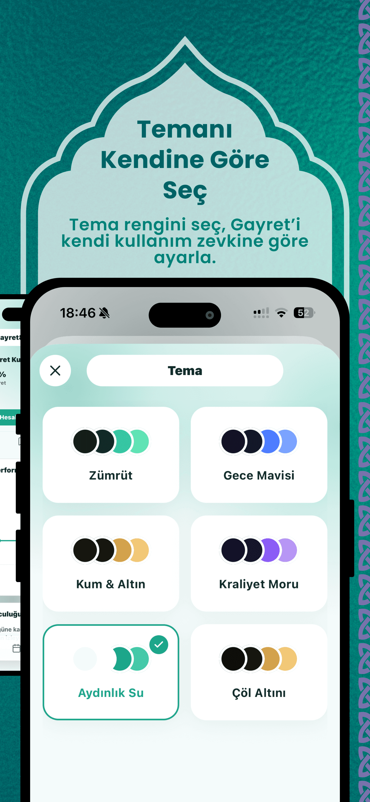 Gayret App Screen