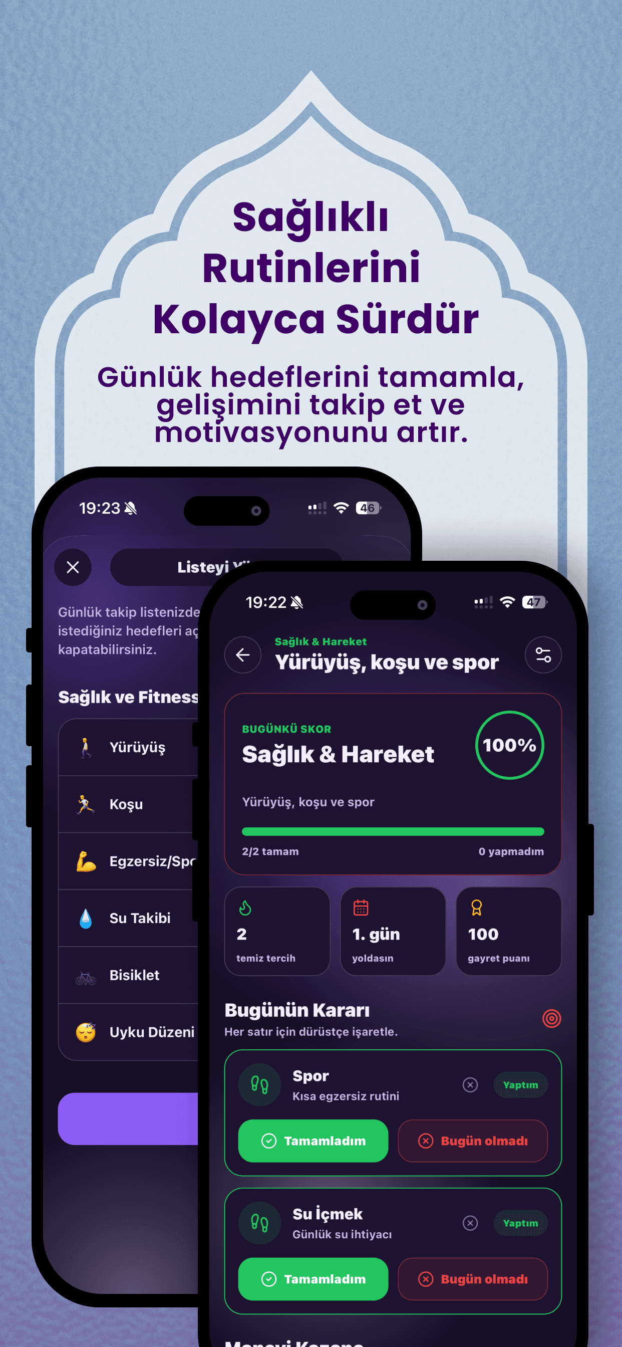 Gayret App Screen